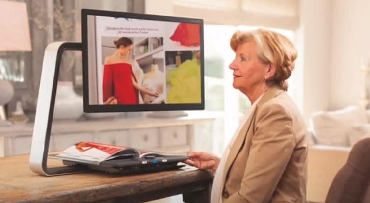 Bildschirmlesegeräte  - Technische Hilfen bei Sehbehinderung
