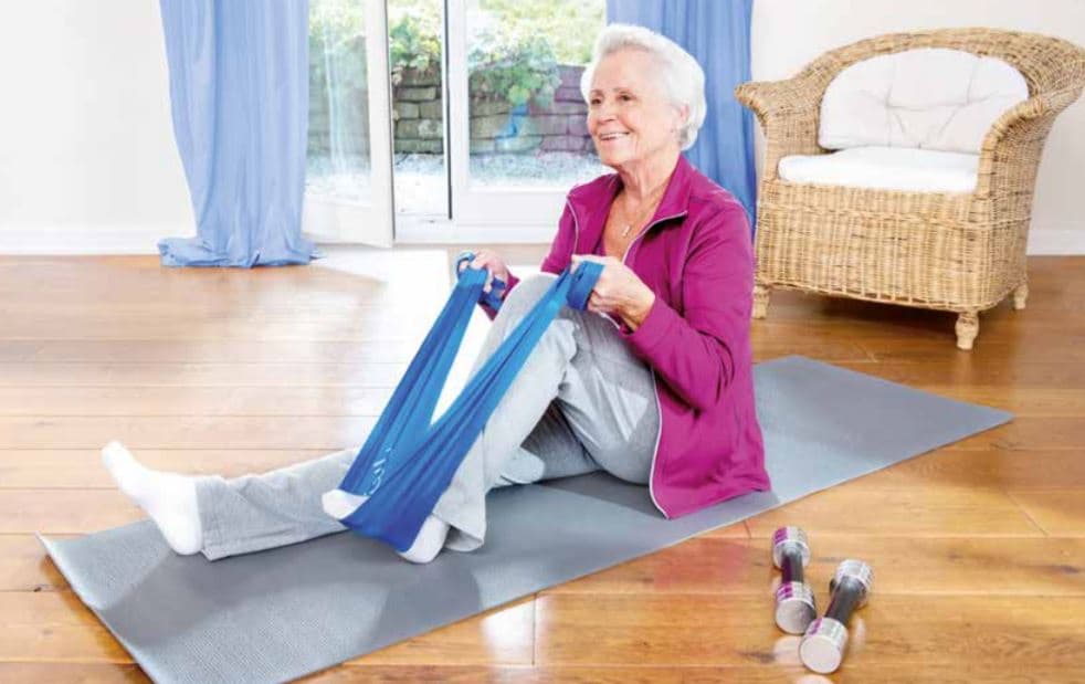 Bild von einer Frau beim Sport
