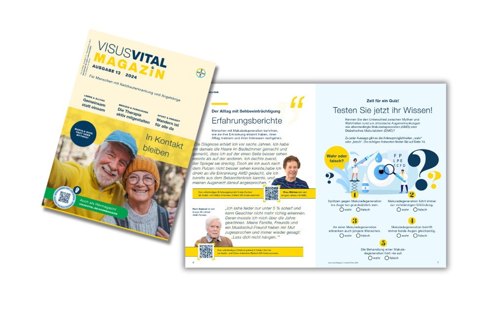 Teaserbild des neuen VisusVital-Magazins Herbst/Winter 2024