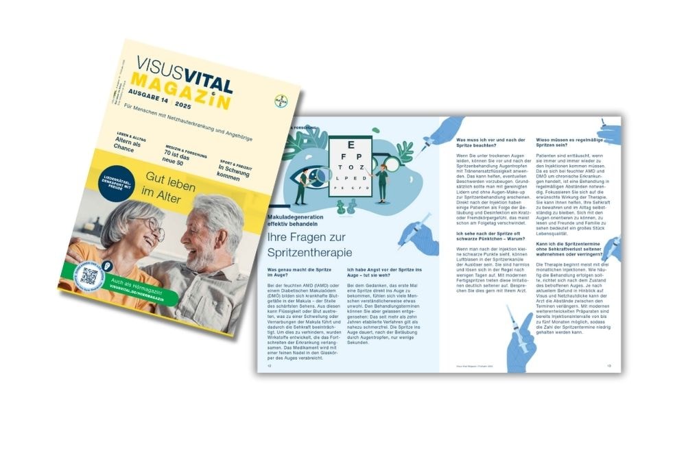 visus vital magazin cover frühjahr 2025
