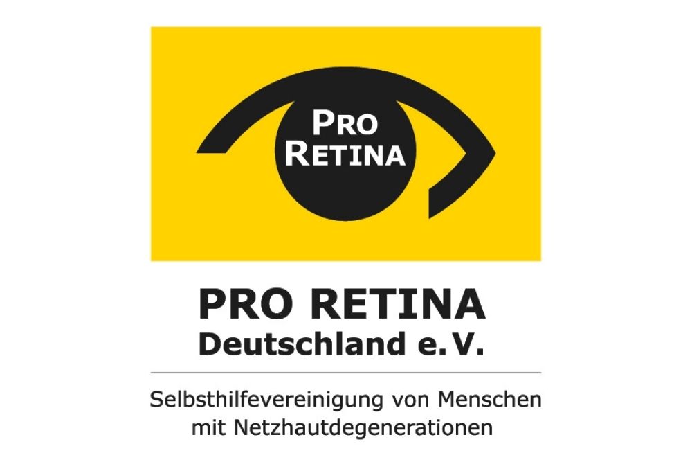 Frau Berg ist beim PRO RETINA Deutschland e.V. aktiv