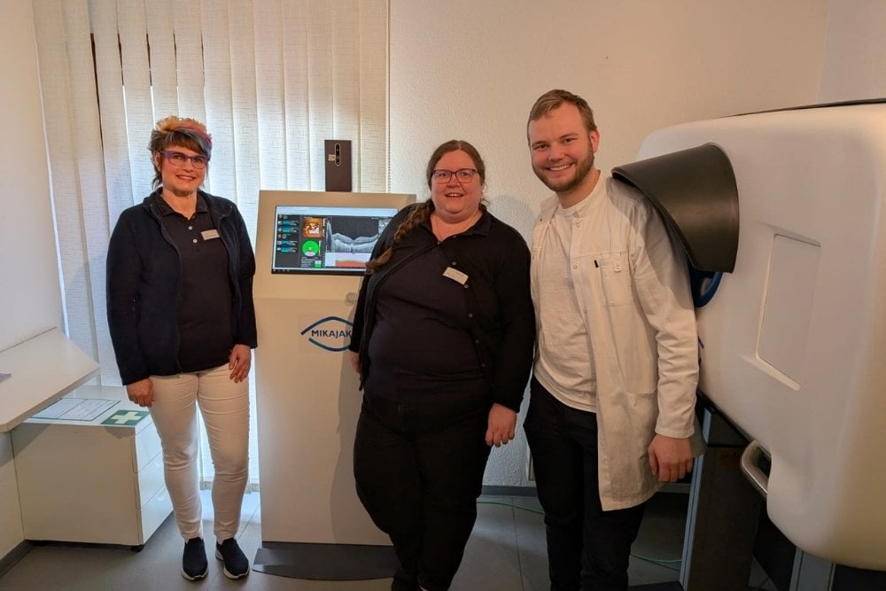 Eyelib™ in der Augenarztpraxis in Zörbig