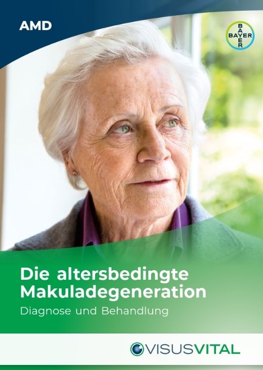 Cover VisusVital Broschüre altersbedingte Makuladegeneration (AMD) 520x730px