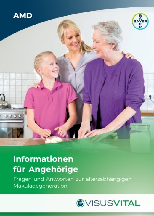 Cover VisusVital Broschüre AMD für Angehörige 520x730px