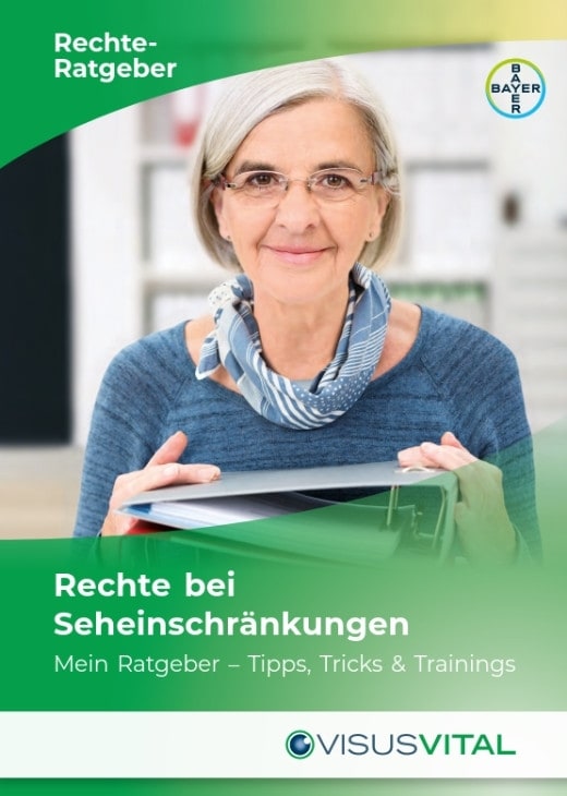 Cover VisusVital Broschüre Rechte bei Seheinschränkung 520x730px